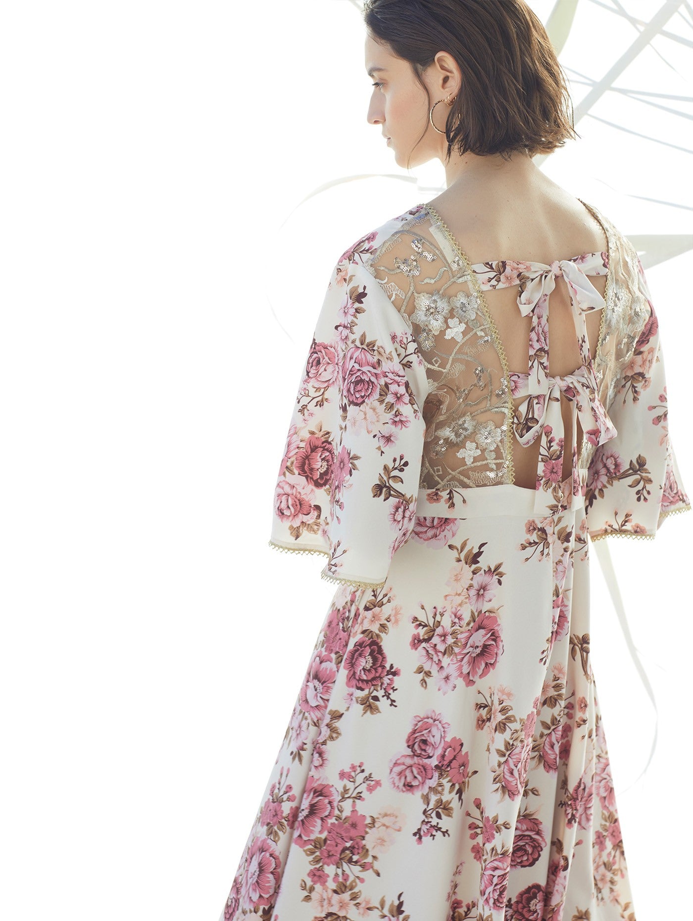 Romantisches Kleid mit Blumenprint Meisie