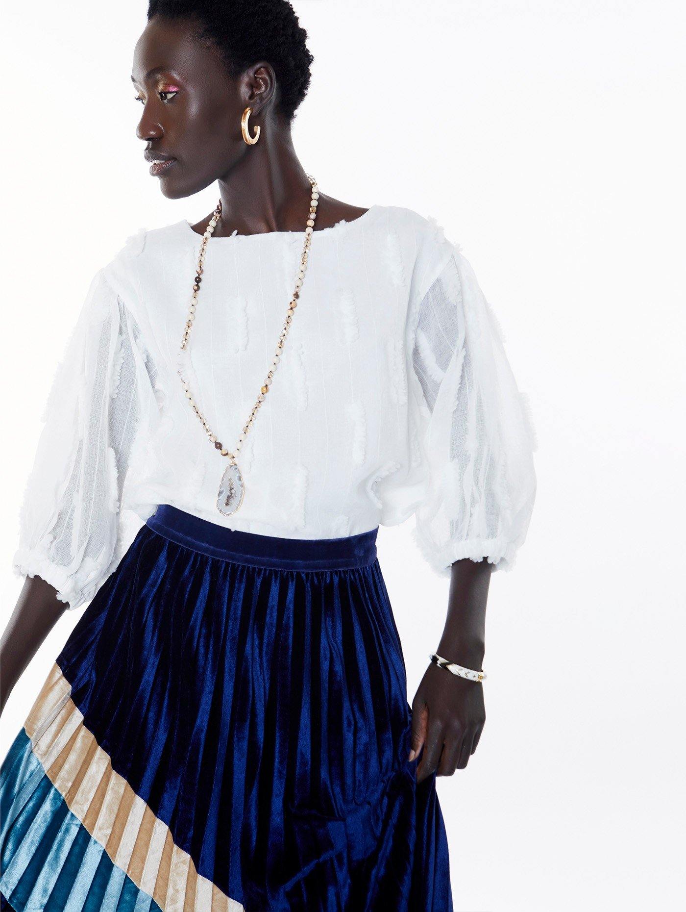 Bluse mit Puffärmeln Meisie