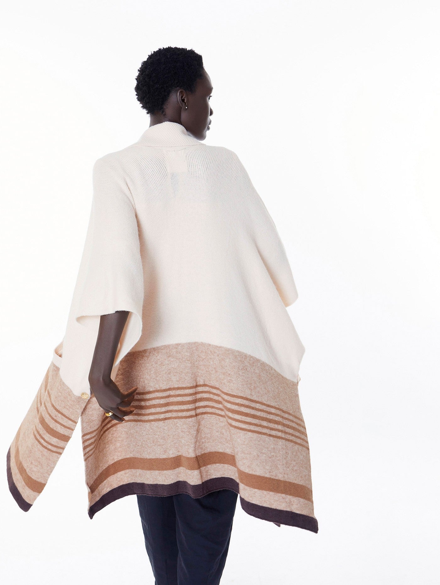 Strickponcho Meisie