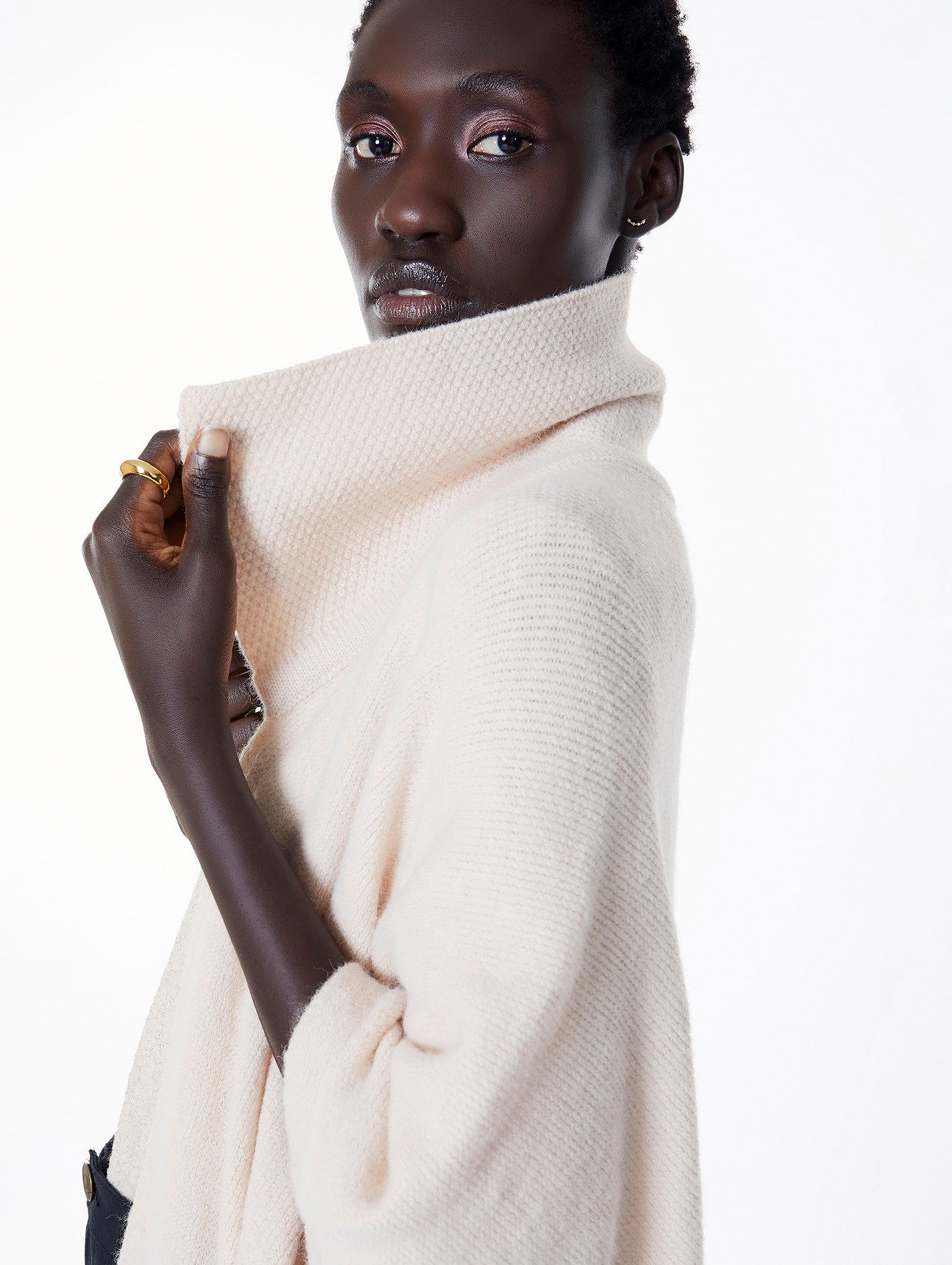 Strickponcho Meisie