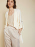 Lässige Oversize Jacke in ivory Meisie