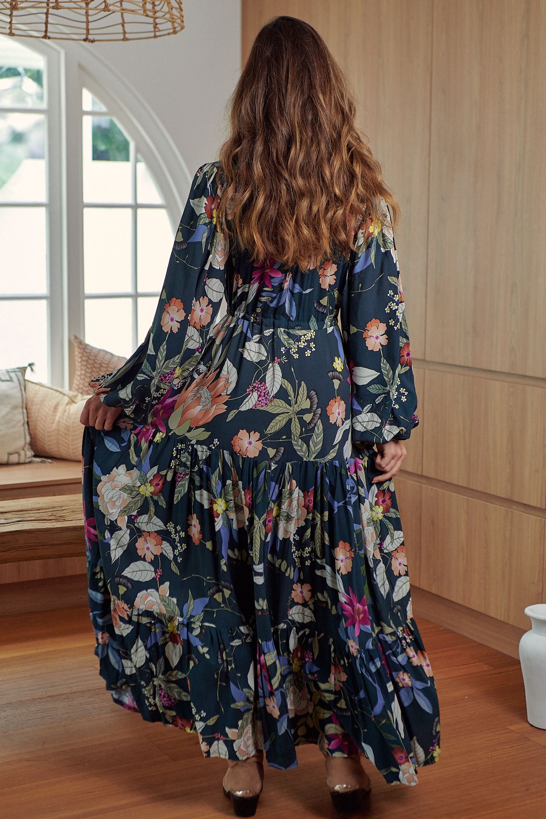 Jaase Greenlake Print Teresa Kleid Jaase Australia