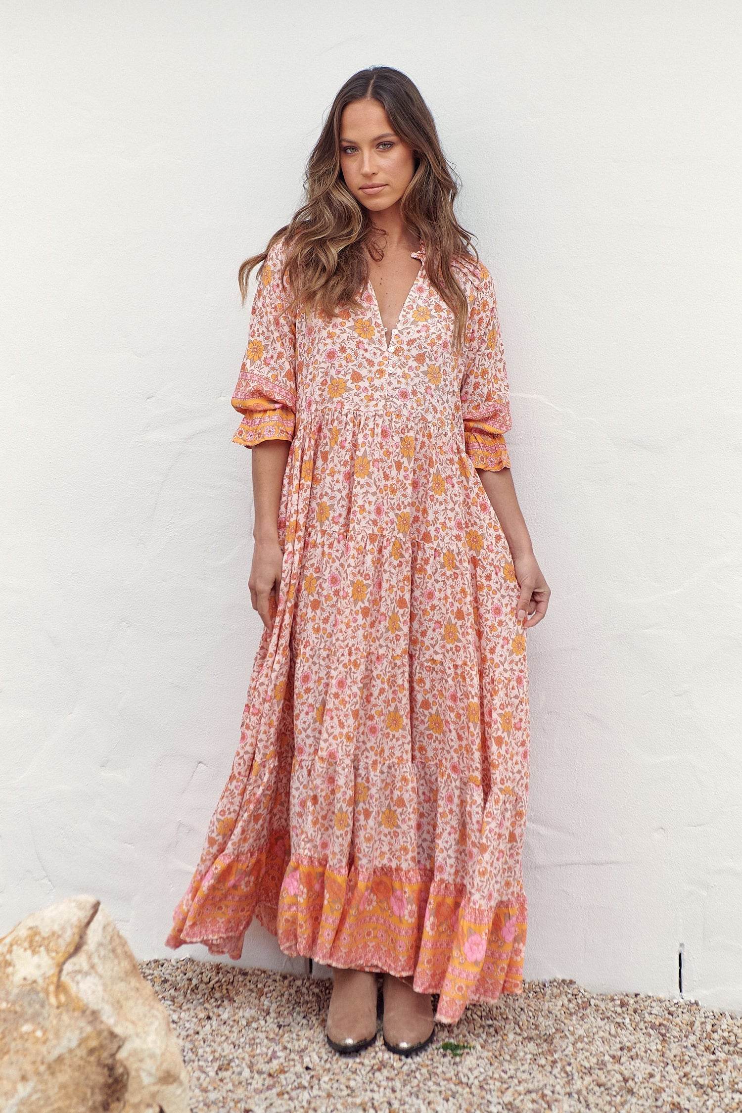 Jaase Clementine Print Tillie Kleid Jaase Australia