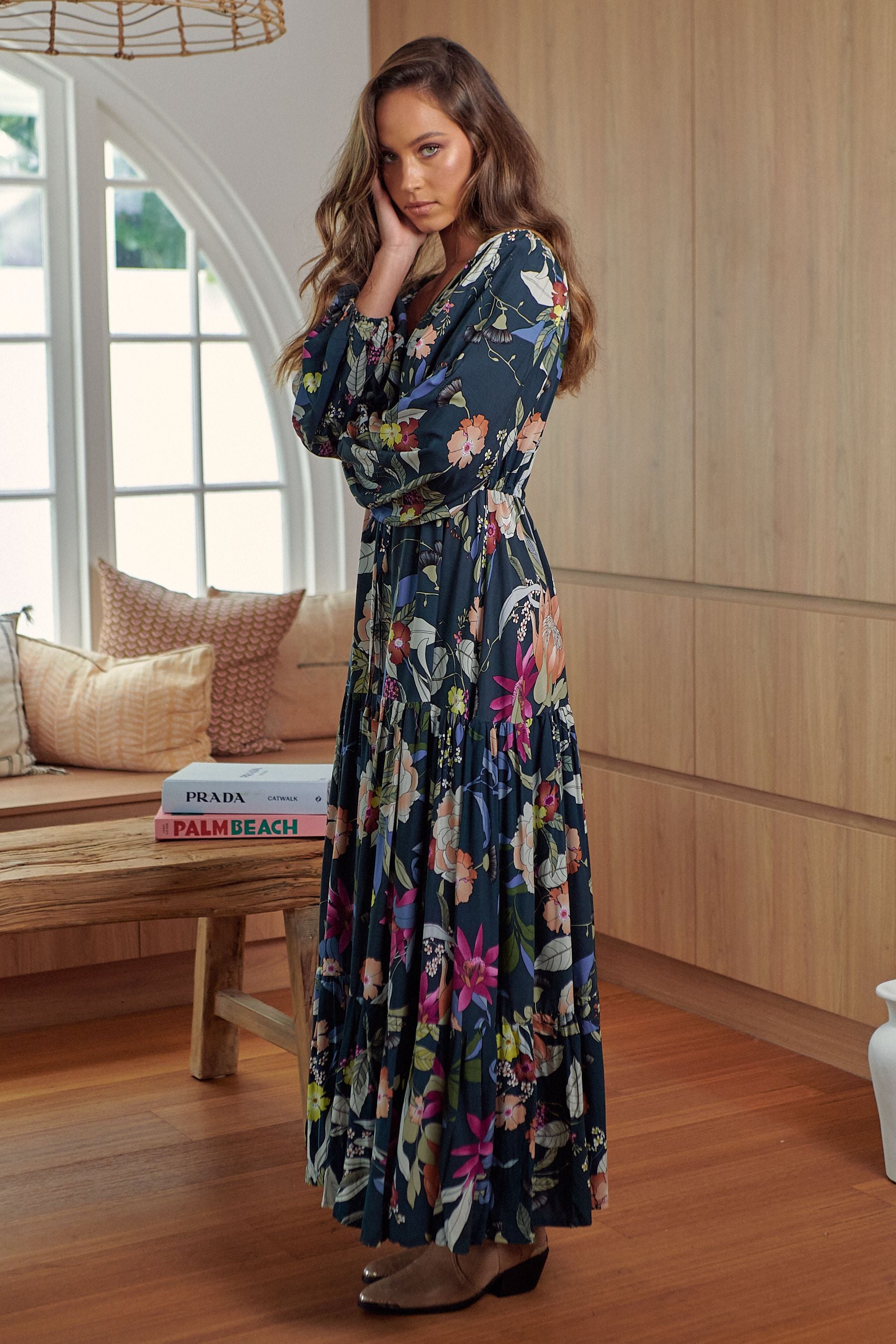 Jaase Greenlake Print Teresa Kleid Jaase Australia