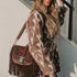 Boho Ledertasche Western Crossbody Shoulderbag braun Piti Cuiti