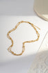 Dreireihige goldene Halskette mit feinen Kugelketten aus Edelstahl, 18K vergoldet