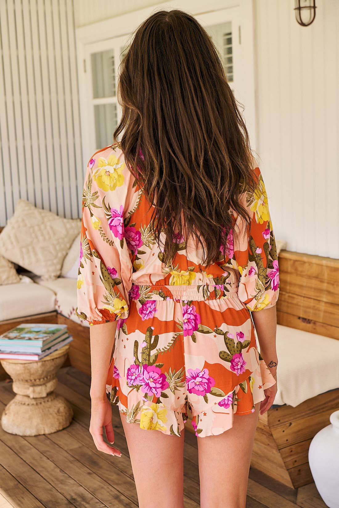 Dream Playsuit mit Agavenmuster Jaase