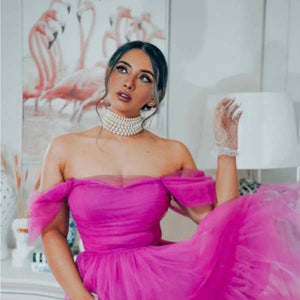 Sydney Maxi Dress - Vivid Purple Lace & Beads