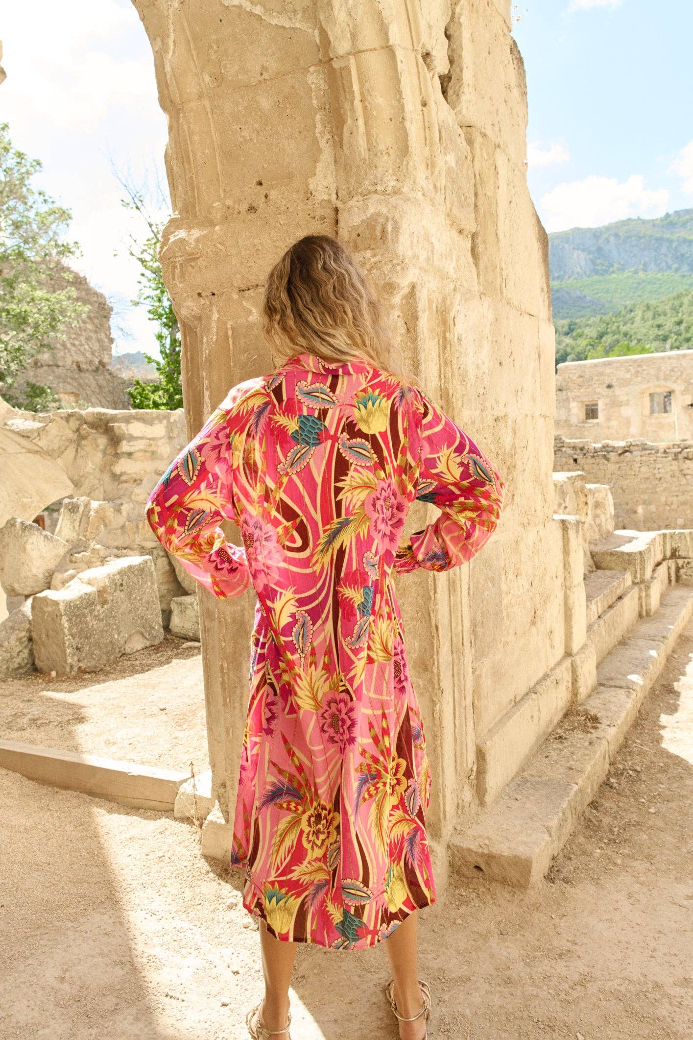 PINKE LANGE BLUSE AUS POSITANO Piti Cuiti