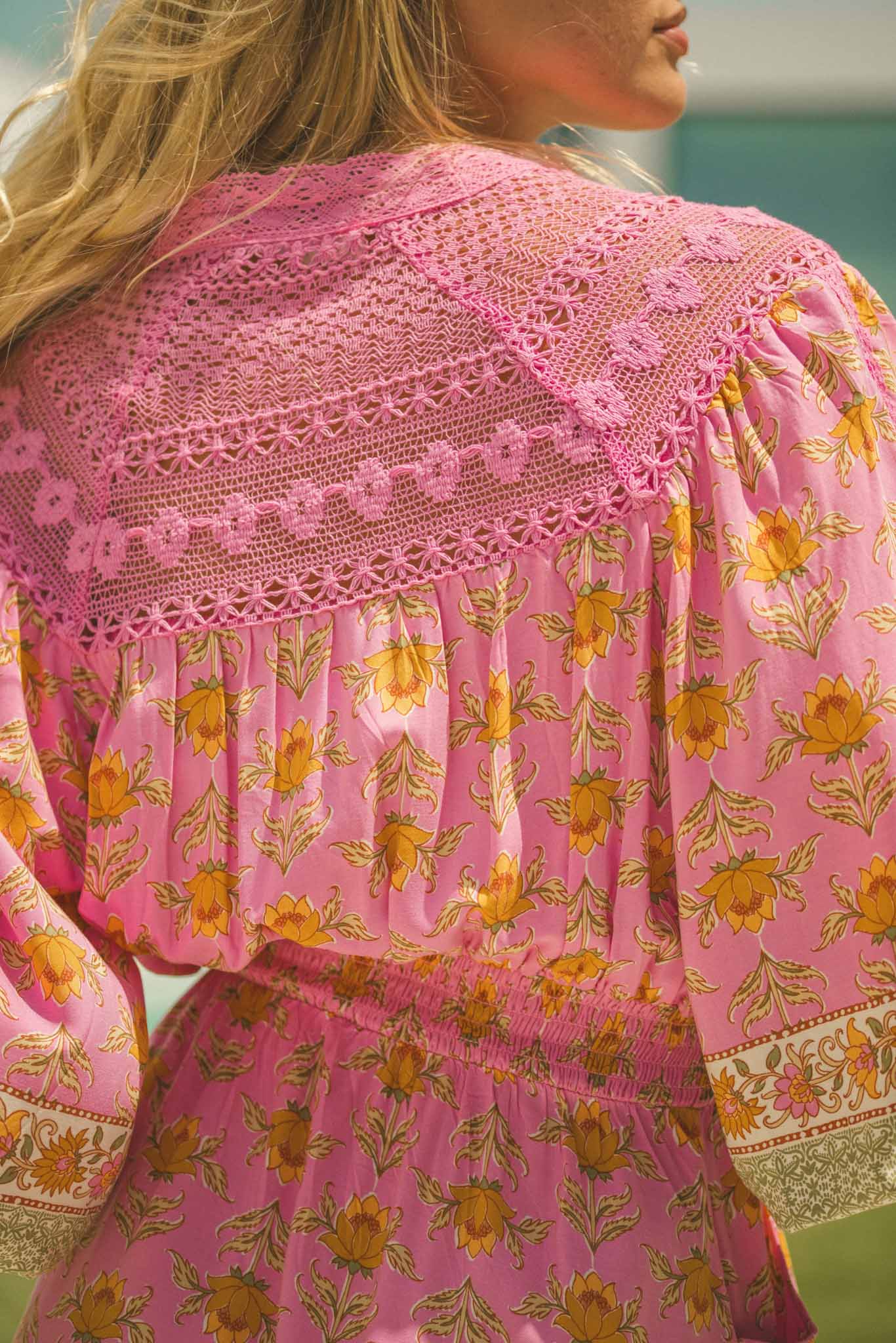 Jaase Pink Charm Print Mini Kleid Jaase Australia