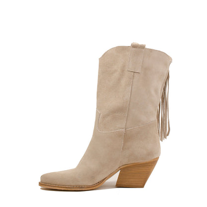 Stiefel Texani Dakota Beige Kali Shoes