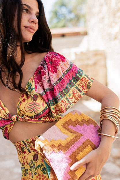 MEHRFARBIGE CLUTCH YUCATAN Piti Cuiti