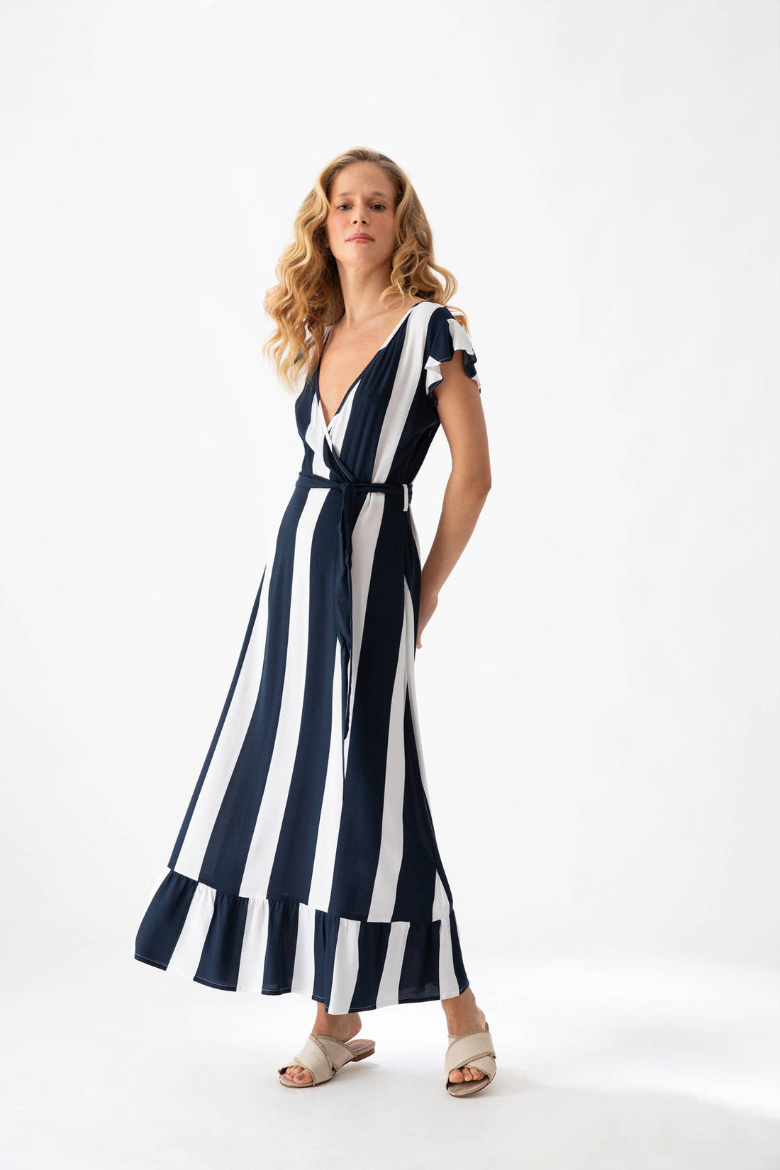 Gestreiftes Midikleid (404656-273) Lanidor