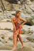 Amina Marbella Havana Framboise Kleid SUNDRESS Bohokleid Resortfashion