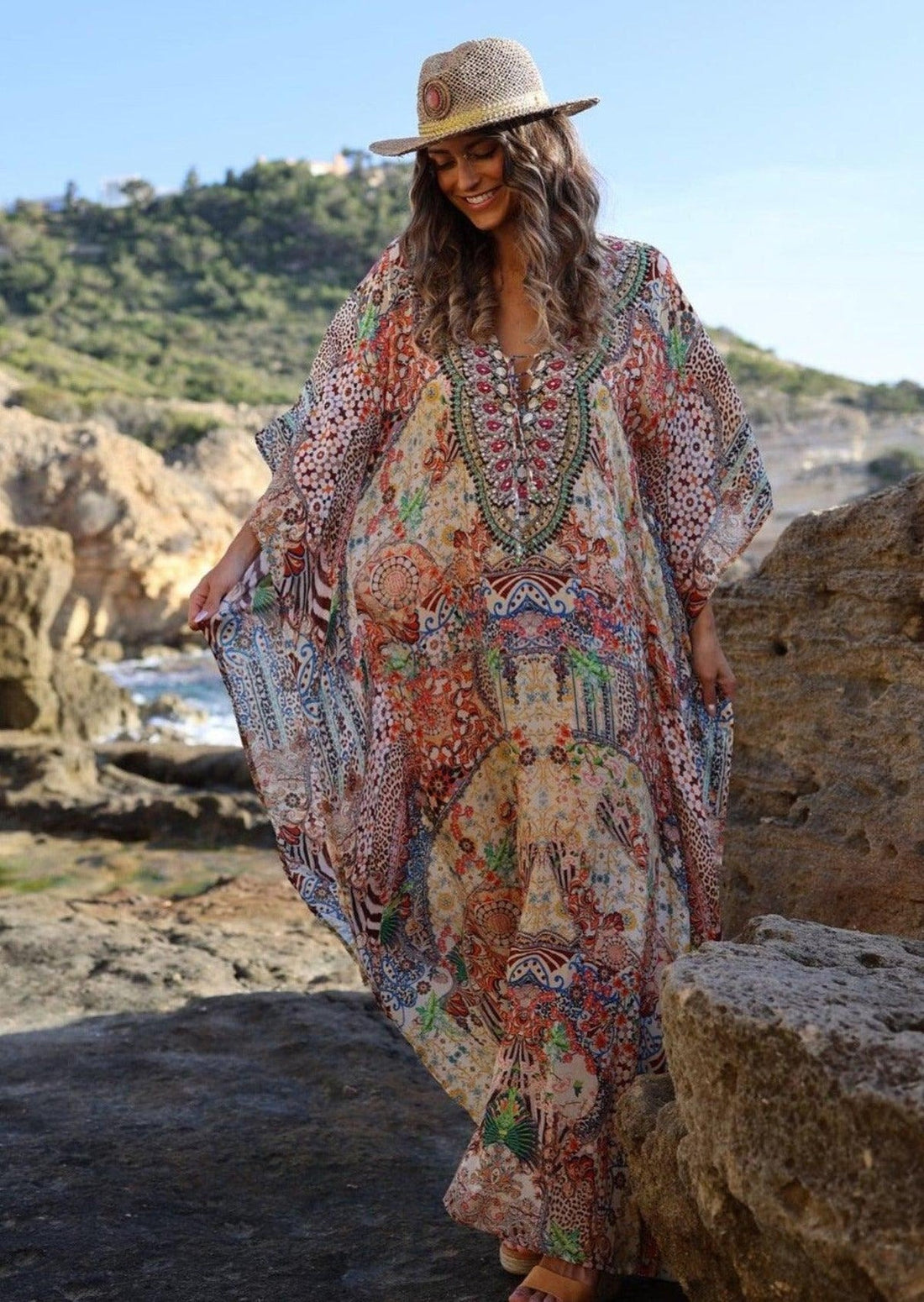 Simone Tamariu Kaftan Valery Vain