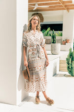 Jaase Peaches Print Murano Maxikleid Jaase