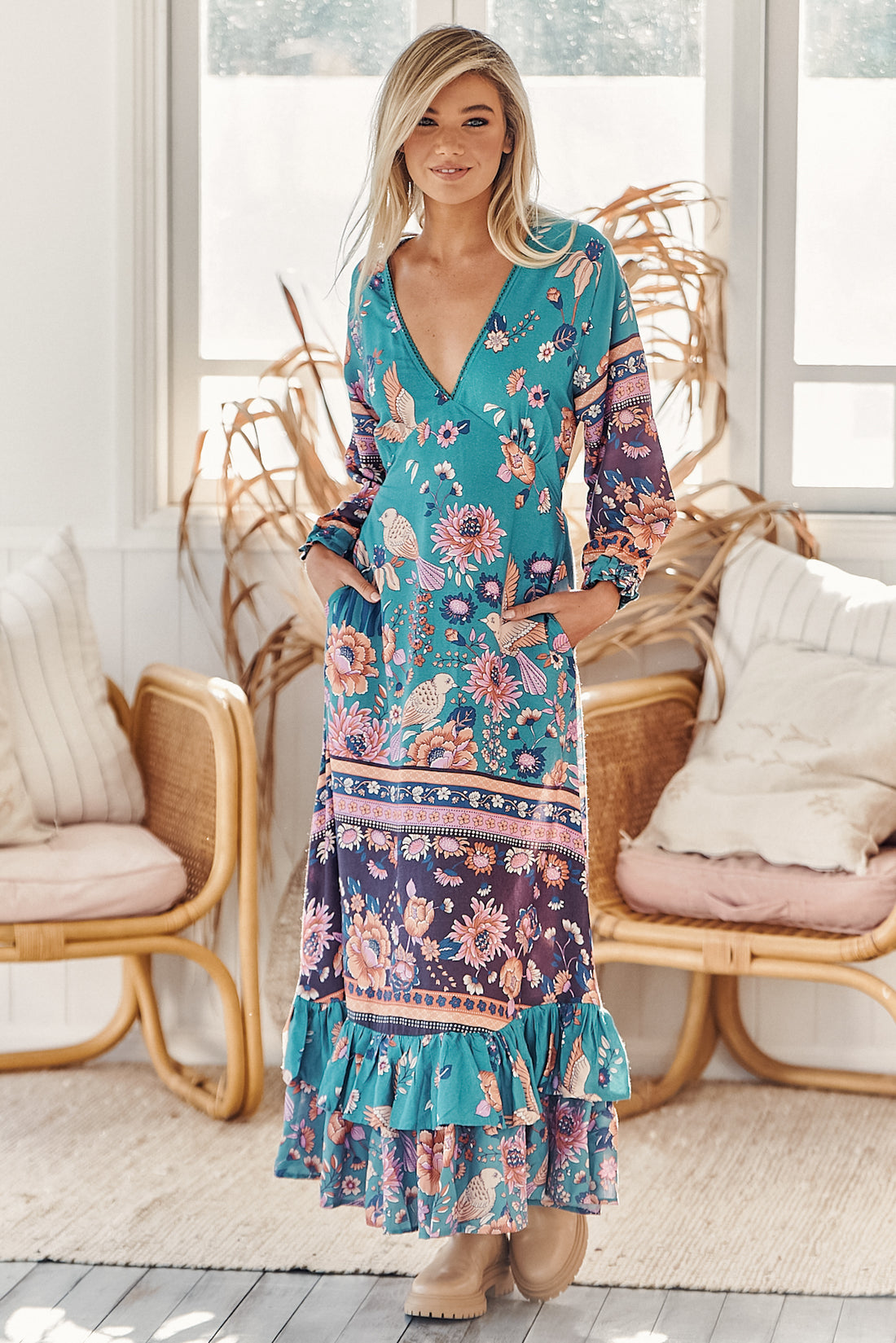 Jaase Little Hummingbird Seline Maxikleid Jaase