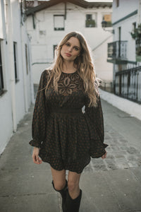 AINA Boho Kleid braun Piti Cuiti