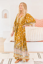 Jaase Gold Dust Print Maxikleid Frollein Herzblut