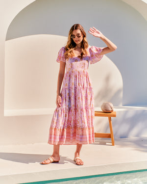 Jaase Pink Flamingo Wonderland Minikleid Jaase Australia