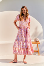 Jaase Pink Flamingo Wonderland Minikleid Jaase Australia