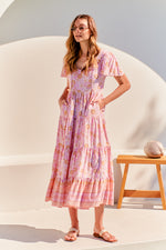 Jaase Pink Flamingo Wonderland Minikleid Jaase Australia