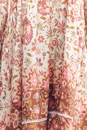 Jaase Flower Fields Print Adela Kleid Jaase
