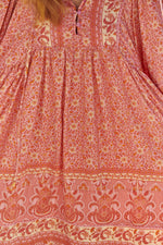 Jaase Strawberries and Cream Print Adela Kleid Jaase Australia