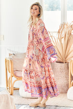 Jaase Princess Swan Print Odette Maxikleid Jaase