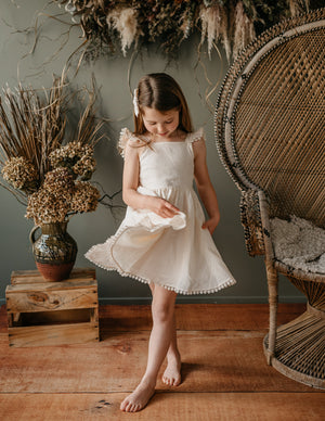 Leinenkleid Alaia Cookie Dough Karibou