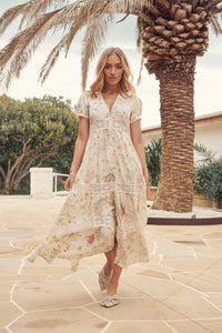 Jaase Marabella Print Huntley Maxikleid Frollein Herzblut