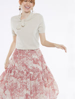 Zauberhafter Rock mit TOILE DE JOUY" Print Meisie